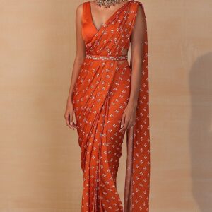 Orange Saree